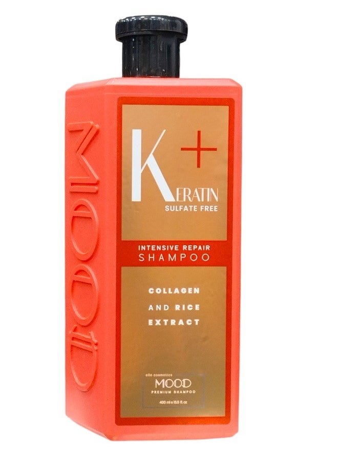 MOOD SHAMPOO INTENSIVE MOISTURE KERATIN SULFATE FREE 400ML 