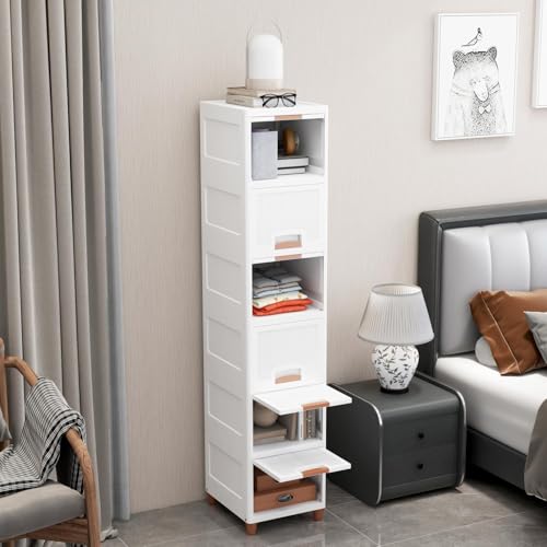 HCN Enterprise 6 Tier Organizer for Clothes Modular Kitchen Storage Rack Wardrobe for Cloth Space Saving Closet for Bedroom Stackable Cabinet Almirah for Living Room (6 Layer) - Image 2