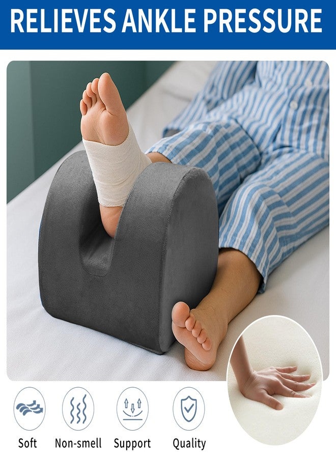Eiury Knee Replacement Pillow for Post-Op Leg Elevation & Extension Support - Heel-Lift Wedge for Lower-Limb Alignment and Comfortable Rest - Image 2