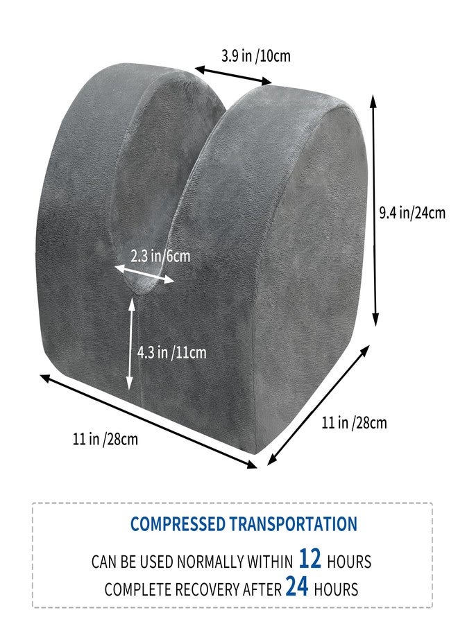 Eiury Knee Replacement Pillow for Post-Op Leg Elevation & Extension Support - Heel-Lift Wedge for Lower-Limb Alignment and Comfortable Rest - Image 3