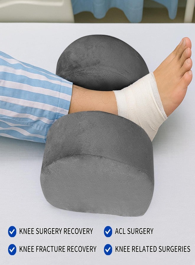 Eiury Knee Replacement Pillow for Post-Op Leg Elevation & Extension Support - Heel-Lift Wedge for Lower-Limb Alignment and Comfortable Rest - Image 4