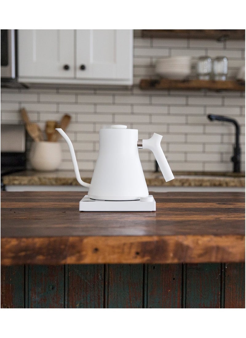 FELLOW - Stagg EKG Electric Coffee Kettle 900ml 1200W, Matte White - Image 1