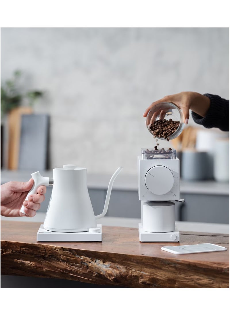 FELLOW - Stagg EKG Electric Coffee Kettle 900ml 1200W, Matte White - Image 1