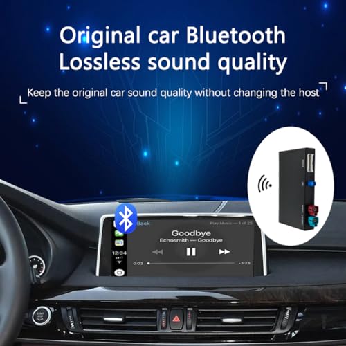 HMYC Wireless CarPlay/Android Auto Adapter for BMW NBT 3/4/5/6/7 Series X1/X3/X4/X5/X6 (2012-2016), Carplay Retrofit Decoder Module, Supports OEM Controls, Airplay Mirror Link, Navigation, Reverse Camera - Image 3