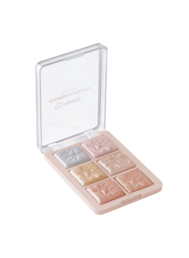 Mars Glowzilla 6 Colour Highlighter Palette | Ultra Blendable & Long Lasting | Blinding Glow (12.0Gm) (Shade-01) - Image 5