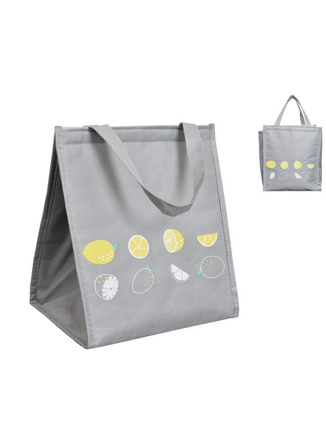 Yellow Weaves Insulated Travel Lunch/Tiffin/Storage Bag for Office, College & School (Grey) - Image 1