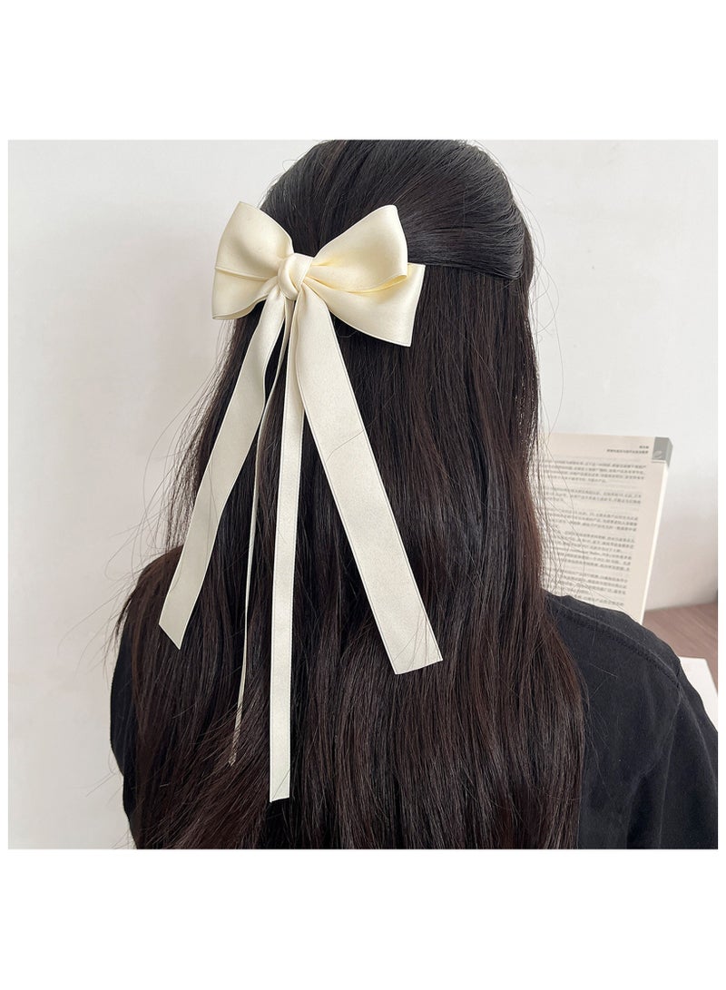 مشبك شعر على شكل قوس مشبك شعر انسيابي مشبك شعر نسائي إكسسوارات شعر بسيطة مشبك شعر منقار البط مشبك شعر مزاج الشريط 2 أزياء - Image 3