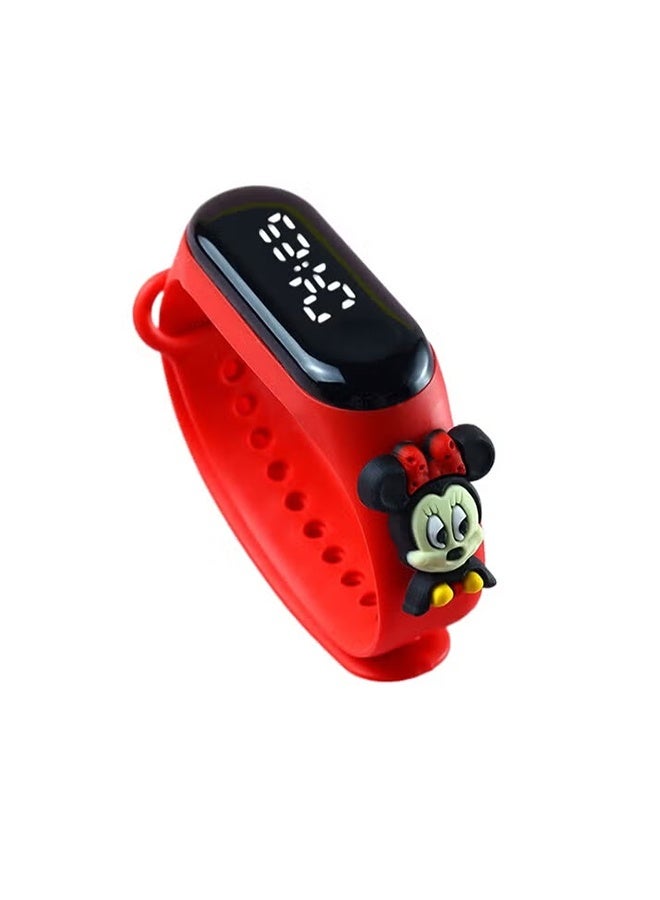 جمال مجموعة من 6 ساعات رقمية سيليكون مضادة للماء للأطفال - Image 3