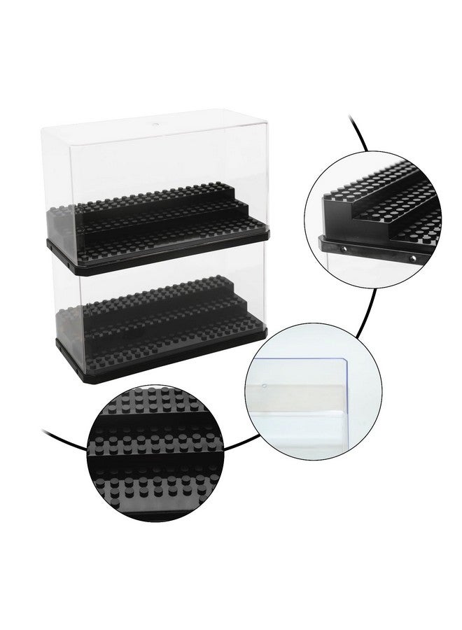 WMM حافظة عرض مجسمات أكريليك قابلة للتكديس لشخصيات الحركة، صندوق عرض شفاف مضاد للغبار لعشاق ليغو - Image 3