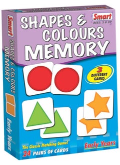 Smart Smart Kid Shapes and Colours Memory Puzzle, Multicolour 