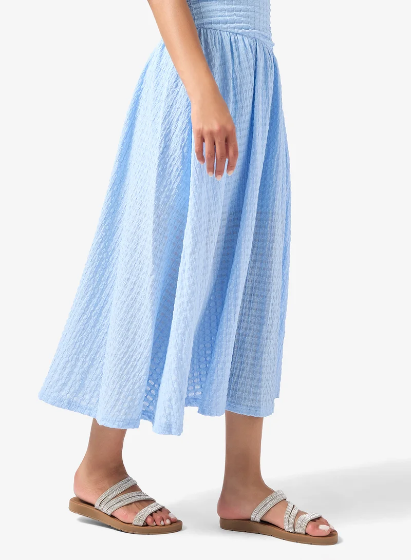 Savannah Collection Silver Casual Flat Sandal for Women | Best Price UAE