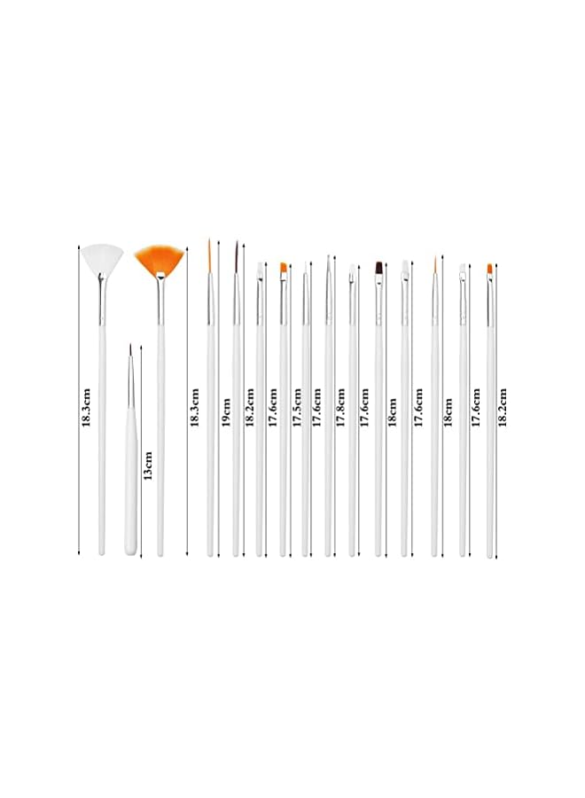 S-TOP Cake Painting Brush Set, Fondant Tool 30 Pieces Cake Decorating Tool Cake Paint Brush Cookie Brush Chocolate Decorating Pen Cake Tool Cake Marker for Cookies Cake Decorating, Manicure Tools - Image 5