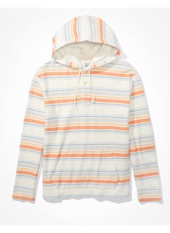 AE Bonfire Fleece Striped Baja Hoodie