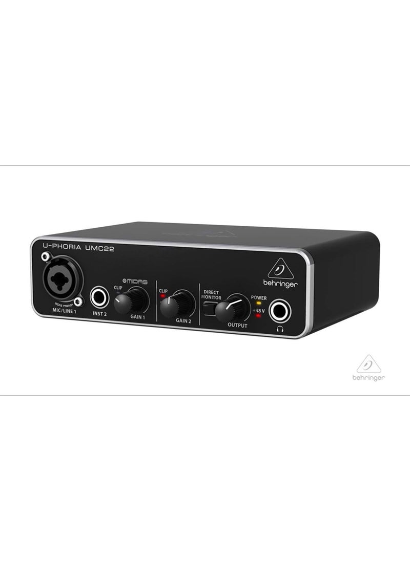 UMC22 Audiophile 2x2 USB Audio Interface - pzsku/Z49743B85AF865E66C978Z/45/_/1736540207/4b724380-106e-440a-a4b9-63381c59e8e6