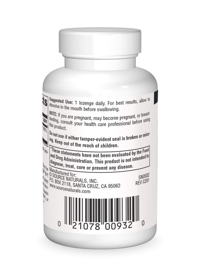 Source Naturals Coenzymated B-1, Cocarboxylase, 25 Mg, 30 Count - Image 2