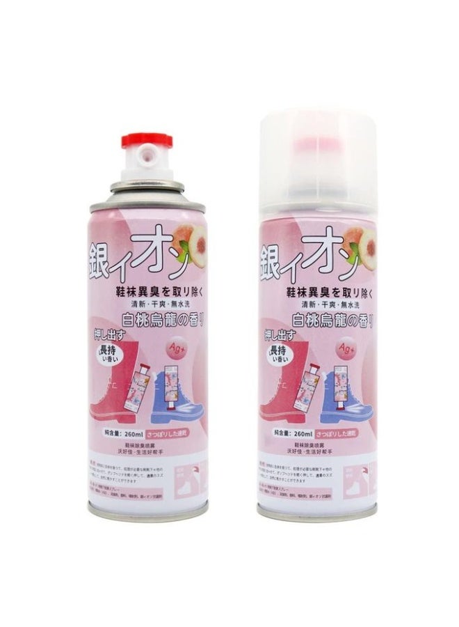 zoba Two pieces of shoe deodorizing spray - foot freshener and disinfectant, long-lasting freshness, eliminates unpleasant odors and freshens shoes and the air - Image 1
