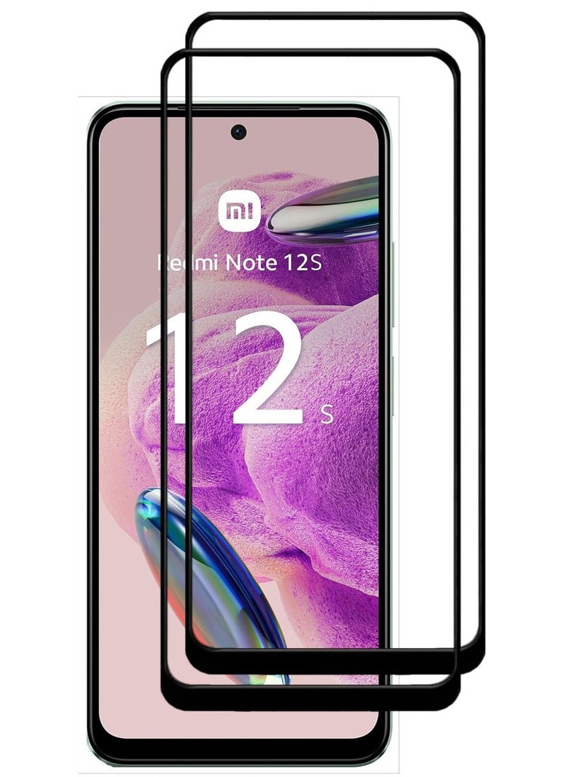 ACLIX 2 Pieces Antistatic ESD Dustproof Premium Quality High Definition Tempered Glass Screen Protector Designed For Xiaomi Redmi Note12S - Image 1