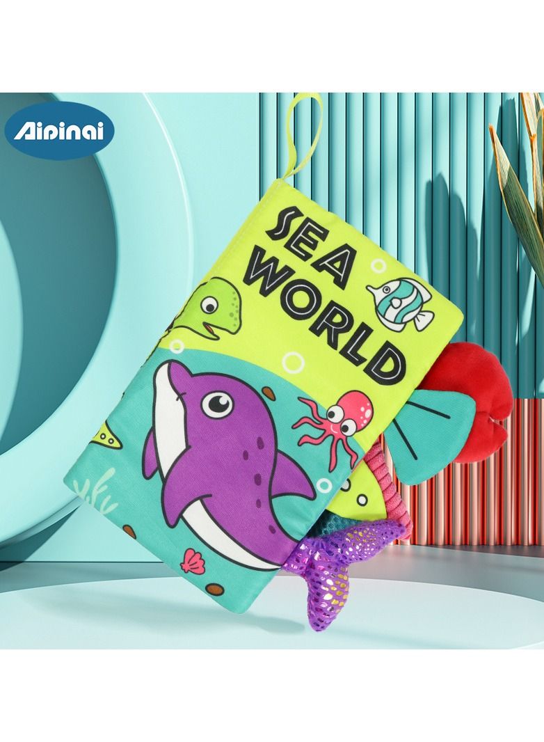 AIPINQI Suitable For Children Aged 0~3 Years Old Can't Tear Up Early Education Toy Books 