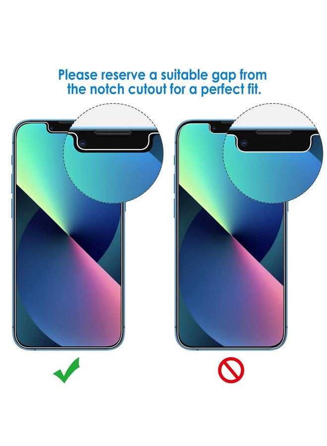 Jetech Privacy Screen Protector For Iphone 13 13 Pro 6.1 Inch Anti Spy Tempered Glass Film 2 Pack - Image 2
