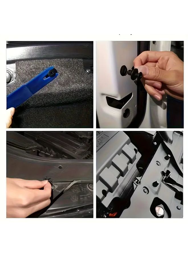 100pcs Car Fastener Clamp Set Multiple Size Plastic Rivet Clips For Door Mudguard Bumper Trim - Image 4