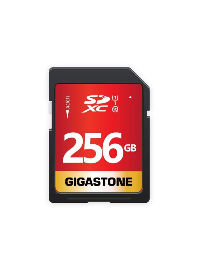 Gigastone 256GB SD Card UHS-I U1 Class 10 SDXC Memory Card High Speed Full HD Video Canon Nikon Sony Pentax Kodak Olympus Panasonic Digital Camera, with 1 Mini case  - Image 1
