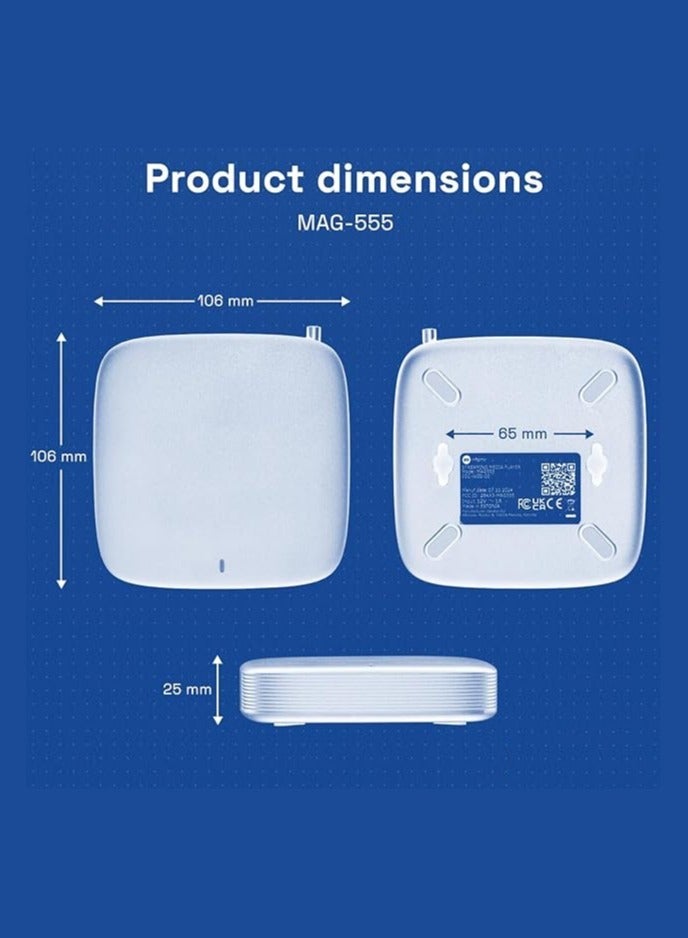 ماج صندوق استقبال تلفزيوني ومشغل وسائط MAG555 - Image 2