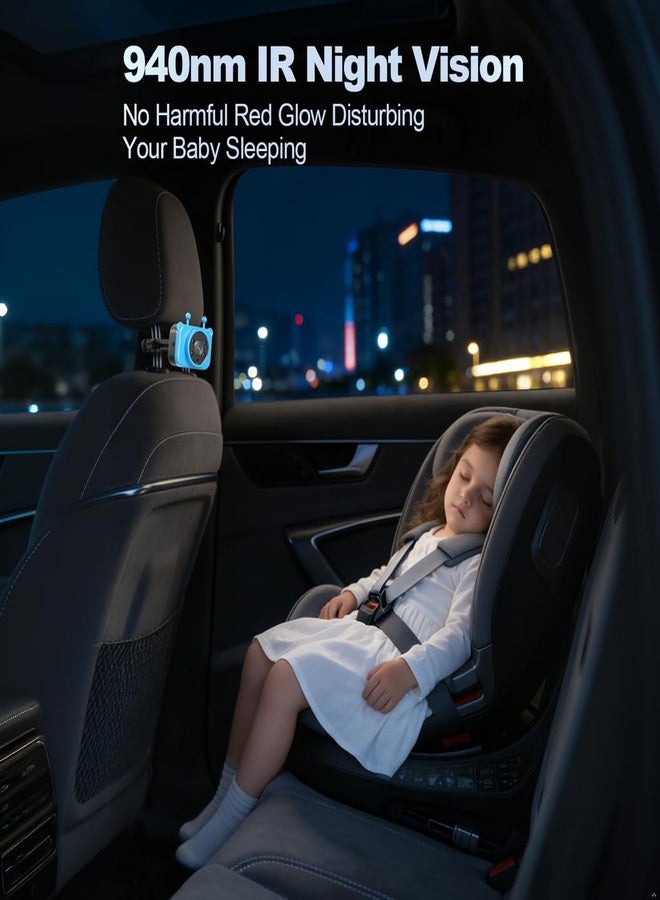 A Artman Artman Dual 1440P Baby Car Camera for 2 Kids with 7.2 Inch Touch Screen - Image 5
