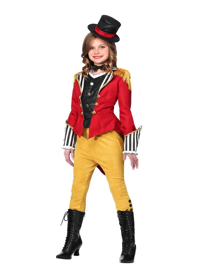 Fun Costumes Girls Ravishing Ringmaster Halloween Costume | Kids Circus Lion Tamer Complete Outfit for Themed Events Large Bundle - Image 2