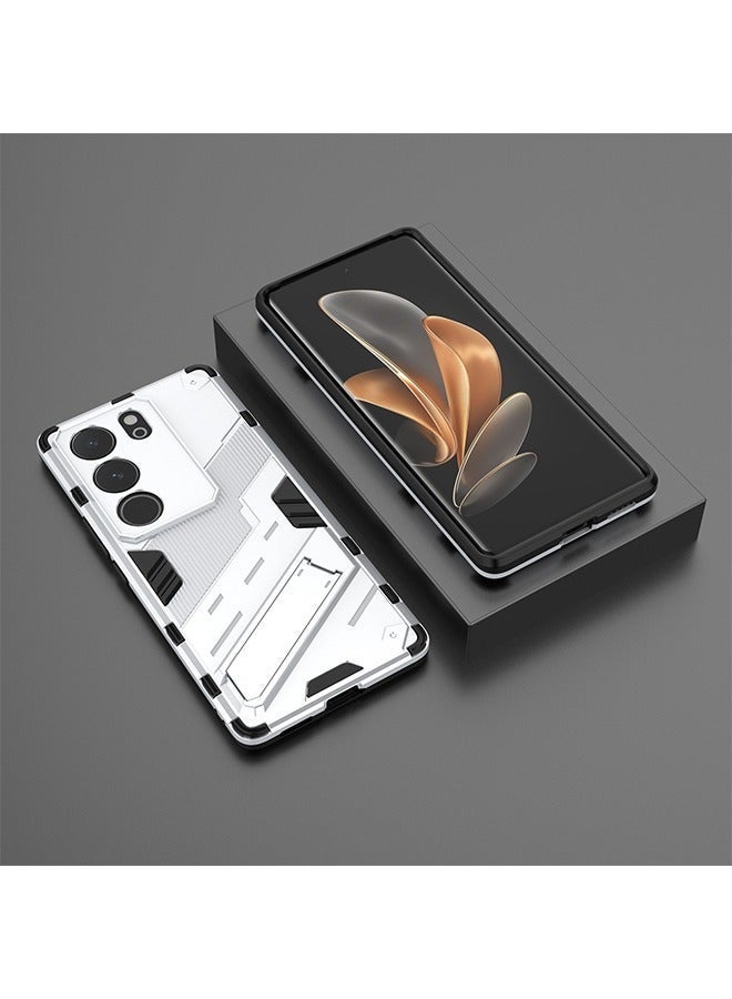 X-level Phone Case Compatible with VIVO V29 5G/V29 Pro/S17/S17 Pro with Kickstand & Shockproof Military Grade Drop Proof Protection Sturdy Bumper Protective Back Cover - Image 3