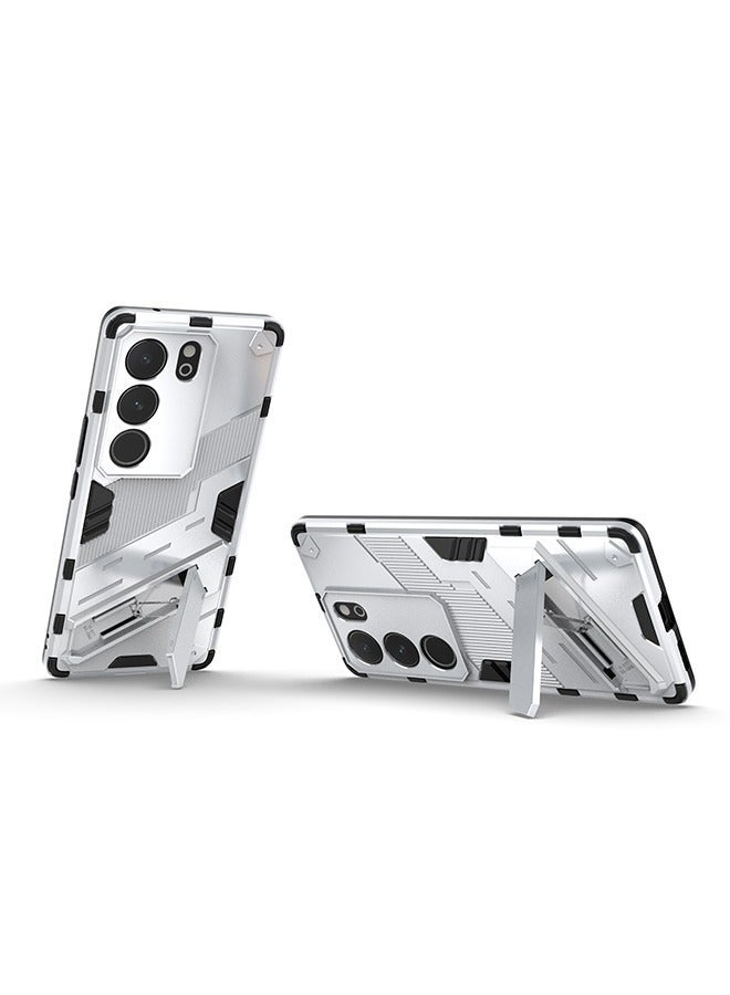 X-level Phone Case Compatible with VIVO V29 5G/V29 Pro/S17/S17 Pro with Kickstand & Shockproof Military Grade Drop Proof Protection Sturdy Bumper Protective Back Cover - Image 2