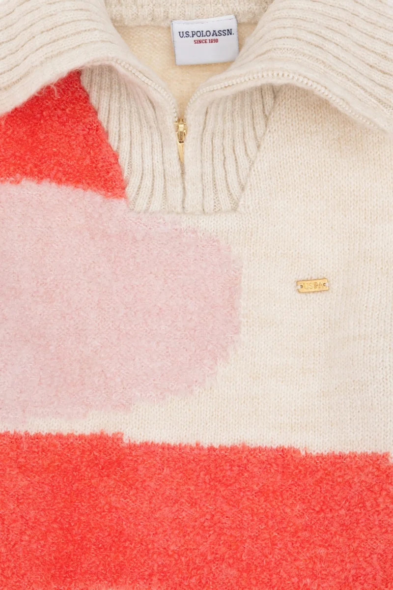U.S. Polo Assn. Girls Cream Sweater/knitwear 50293090-VR071