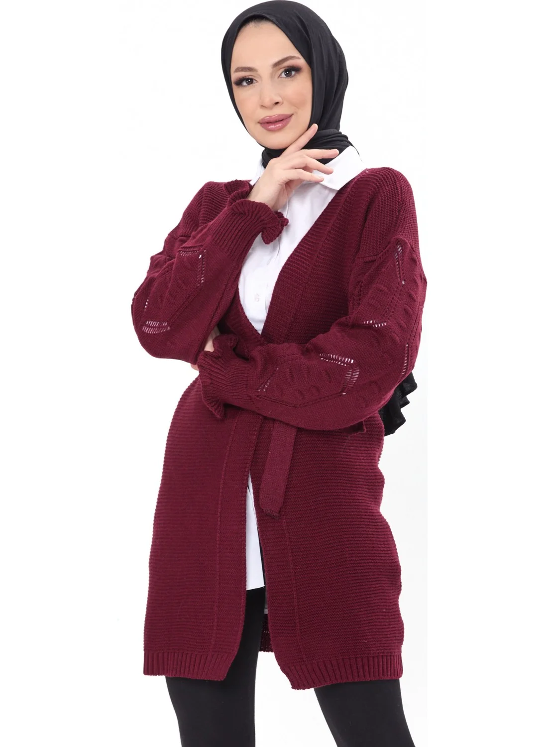 Tofisa 23920-BORDE Knitwear Cardigan
