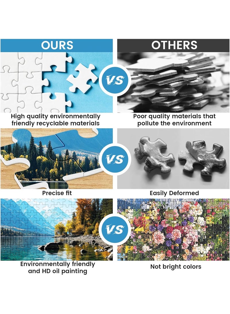 1000 قطعة من الألغاز للبالغين، ألغاز، الألغاز لحديقة الجليد، مناسبة للعائلات والألغاز الممتعة للبالغين - Image 4