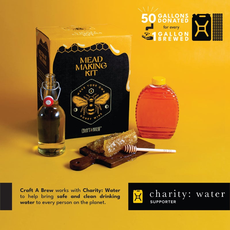 Craft A Brew - Mead Making Kit â€“ Reusable Make Your Own Mead Kit â€“ Yields 1 Gallon of Mead - Image 3