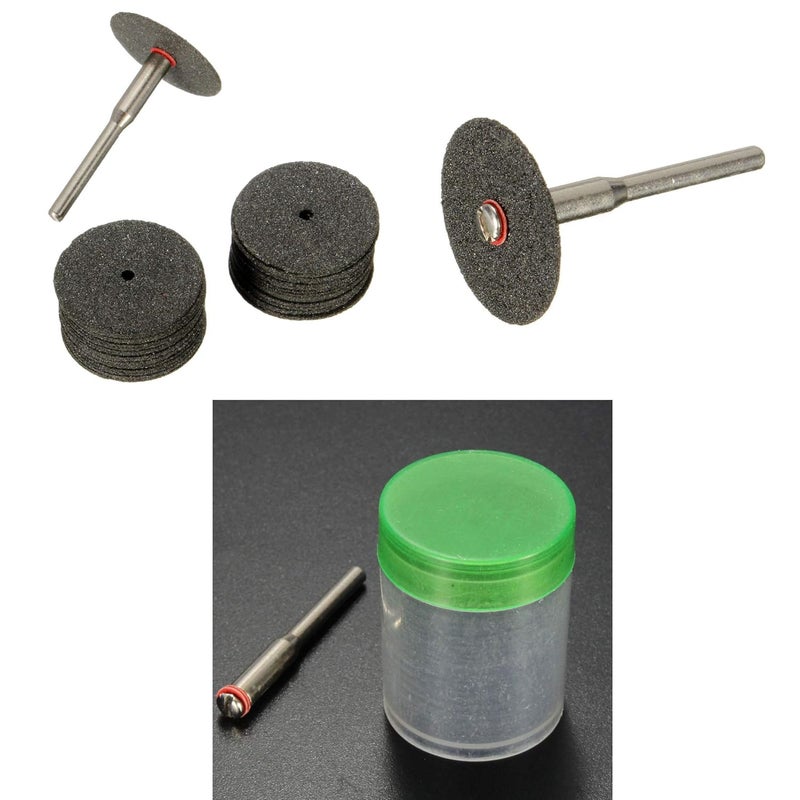 DIY Crafts DIY Crafts Pack Of 30 Pcs Multi Colour With 1 Pc Mandrel Universal 24mm Mini Diamond Cutting Discs Wheel Drill Bit For Rotary TooPack Of 30 Pcs Multi Colour With 1 Pc Mandrel  - Image 1