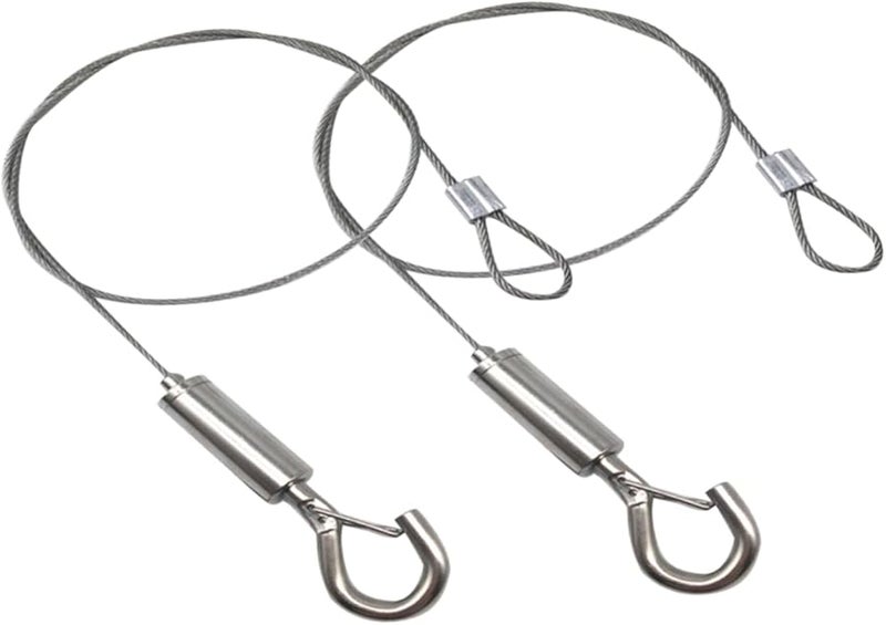 Angoily 2pcs 50cm Wire Suspension Cables Hanging Kit for LED Grow Lights and Display - Image 1