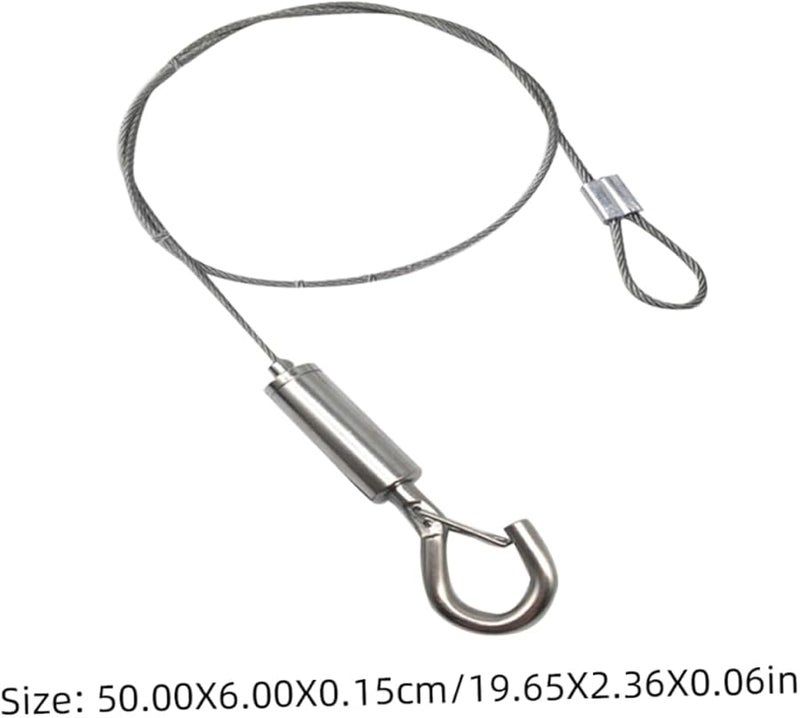 Angoily 2pcs 50cm Wire Suspension Cables Hanging Kit for LED Grow Lights and Display - Image 3