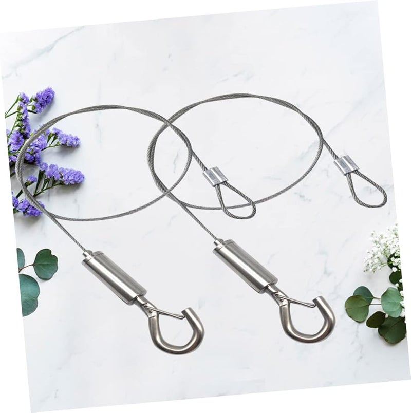Angoily 2pcs 50cm Wire Suspension Cables Hanging Kit for LED Grow Lights and Display - Image 4