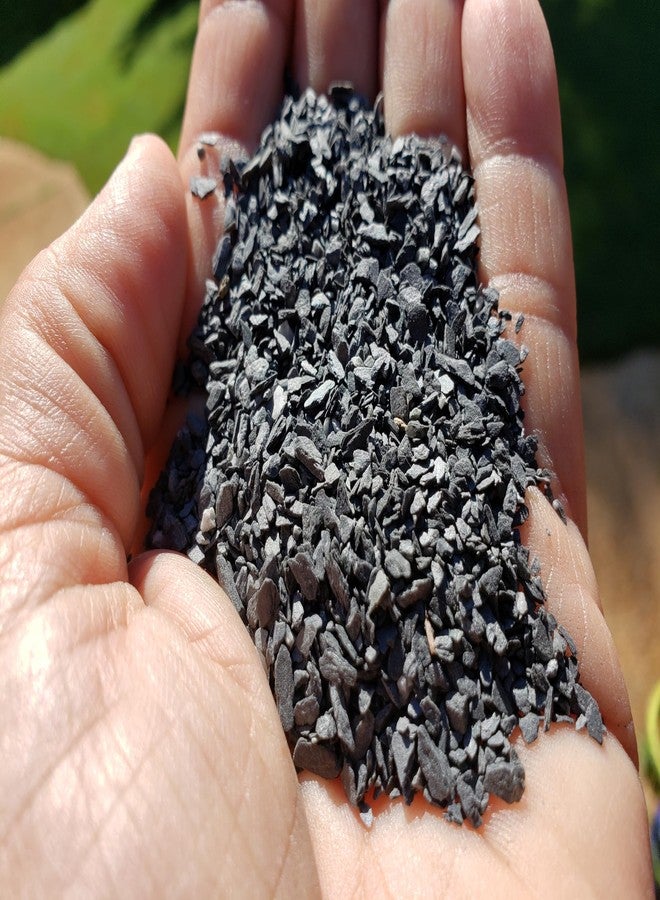 Small World Slate & Stone Aquarium Gravel - Natural Coarse Sand Substrate for Aquascaping Planted, Freshwater and Saltwater Tanks - Gravel Size Approx. 1/32" to 1/8" (6 lbs) - Image 3