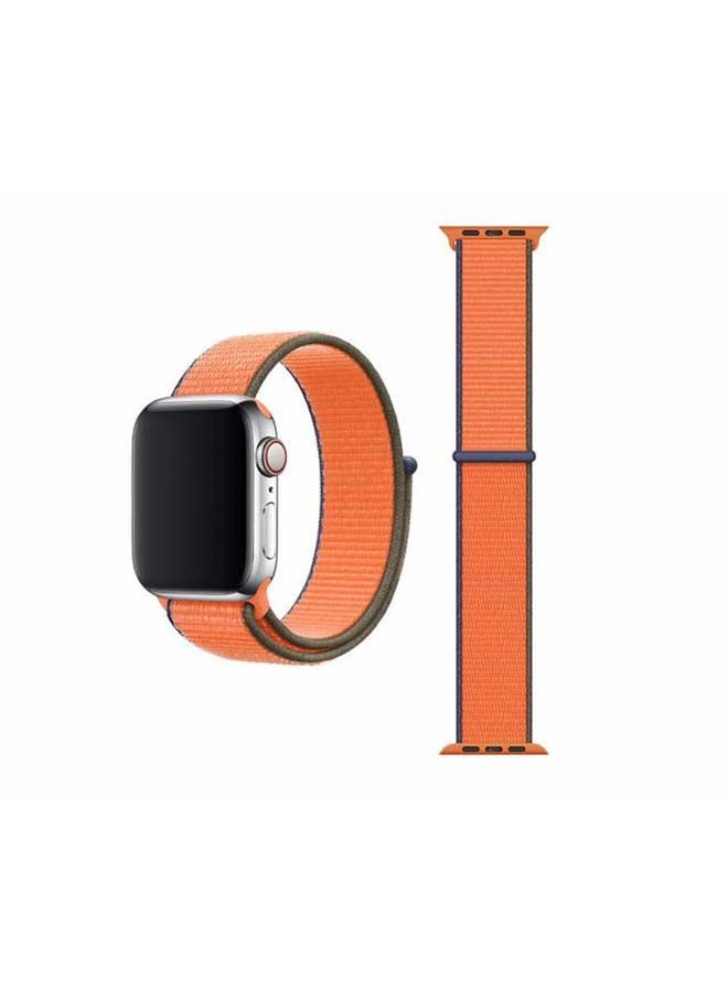 NIBEMINENT Replacement Band For Apple Watch Series 6/SE/5/4/3/2/1 Kumquat - Image 1