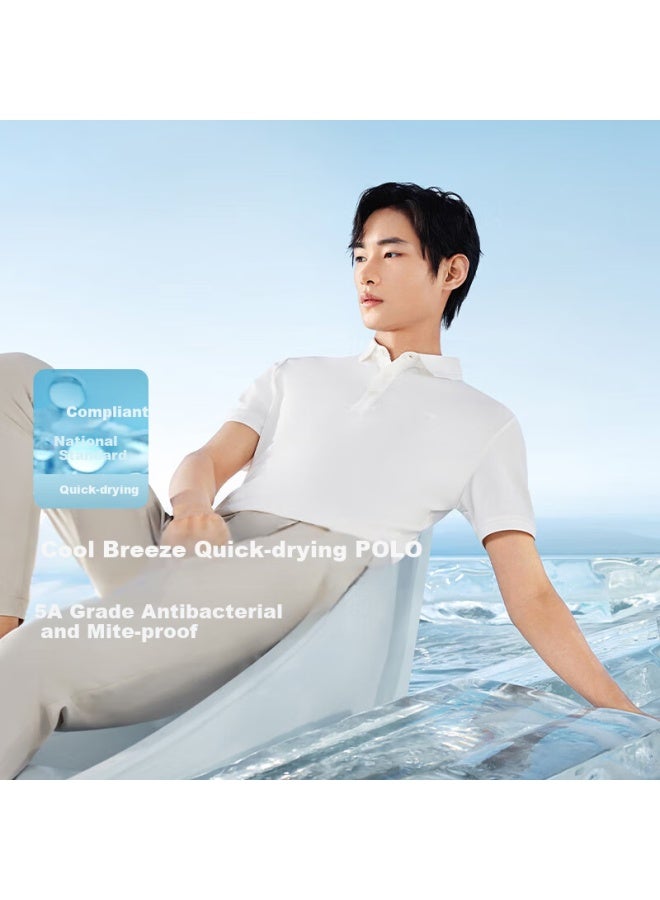 Hodo Quick-dry Polo Shirt Men 5a Antibacterial Dopamine Short Sleeve Men Father's Day Gift - Image 1