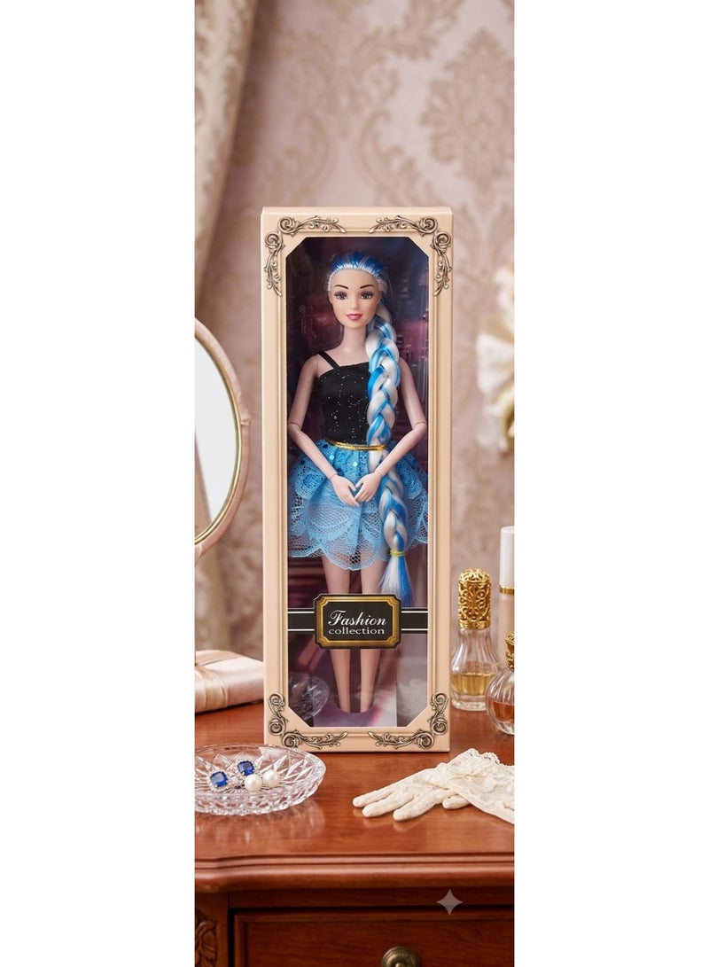 Fashion Collection Doll - Fashion Doll - Girls Doll - Long Hair Doll - Braided Hair Doll - Elegant Doll for Girls - Fashion Barbie Doll - Fashion Doll for Girls - Elegant Girls Doll - Long Hair Fashion Doll - Doll with Elegant Dress - Kids Doll - Role Play Doll - Princess Doll - Fashion Model Doll - Collection Doll - Fashion Toy Doll - Girls Toy Doll - Doll Gift for Girls - Kids Fashion Doll - Fashion Doll Toy - Fashion Doll for Kids - Girls Fashion Toy - Beautiful Doll for Kids - Pretend Play Doll - Imaginative Play Doll - Image 1