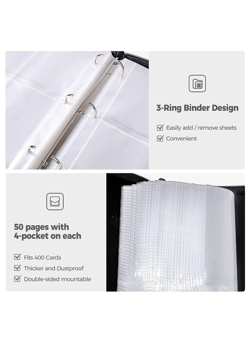Filly - Filly  Card Holder Holds 400 Cards With 50 Removable Sheets And 4 Pockets - Image 1
