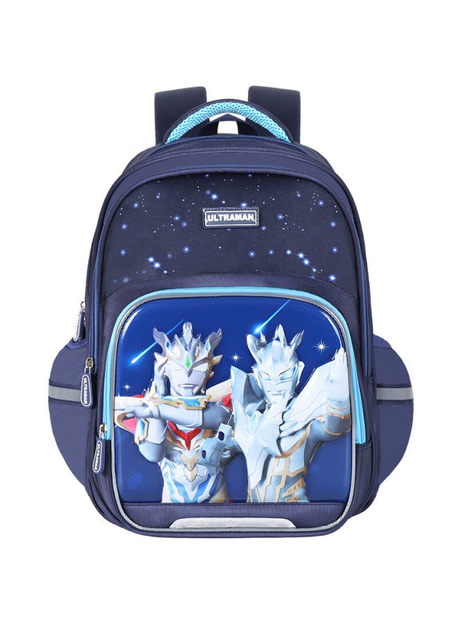 Ultraman Children's Sero Backpack For Primary School Boys In Grades 1-4, Lightweight And Ergonomic Double Shoulder Bag, Pea Blue - Image 5