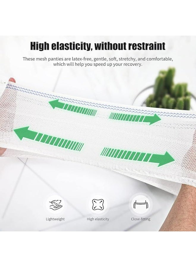 VIUAUAX Disposable Maternity Postpartum Panties, High Waist Breathable Mesh Panties C Section, Maternity Underwear Postpartum Hospital Recovery Maternity Briefs for Women, 8 Pcs - L Size - Image 2