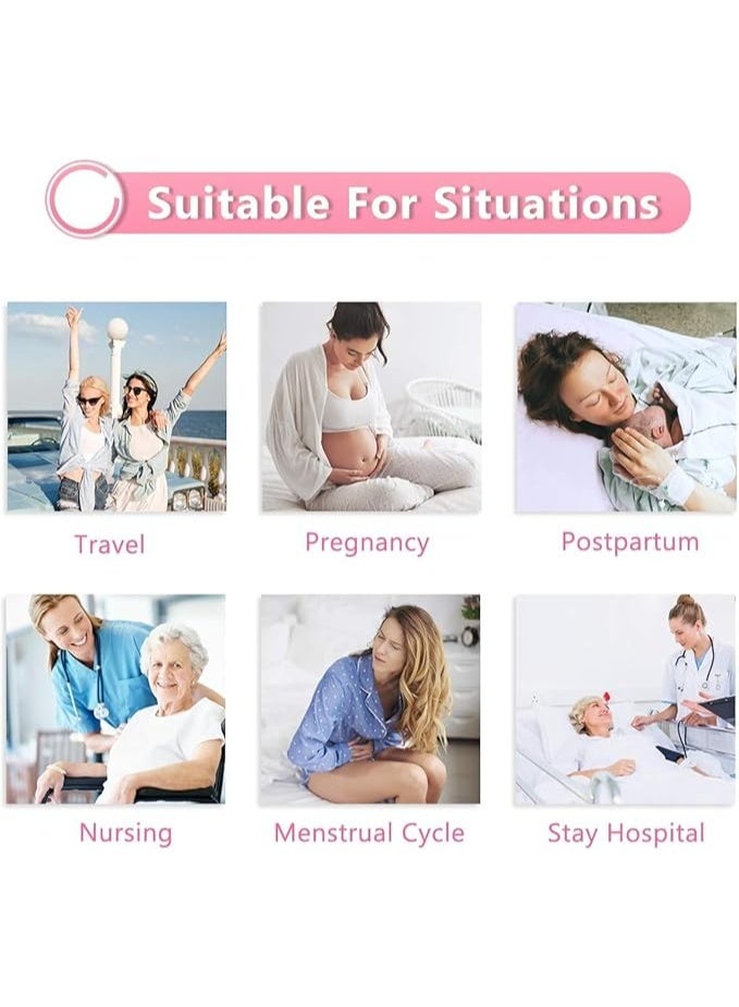 VIUAUAX Disposable Maternity Postpartum Panties, High Waist Breathable Mesh Panties C Section, Maternity Underwear Postpartum Hospital Recovery Maternity Briefs for Women, 8 Pcs - L Size - Image 5