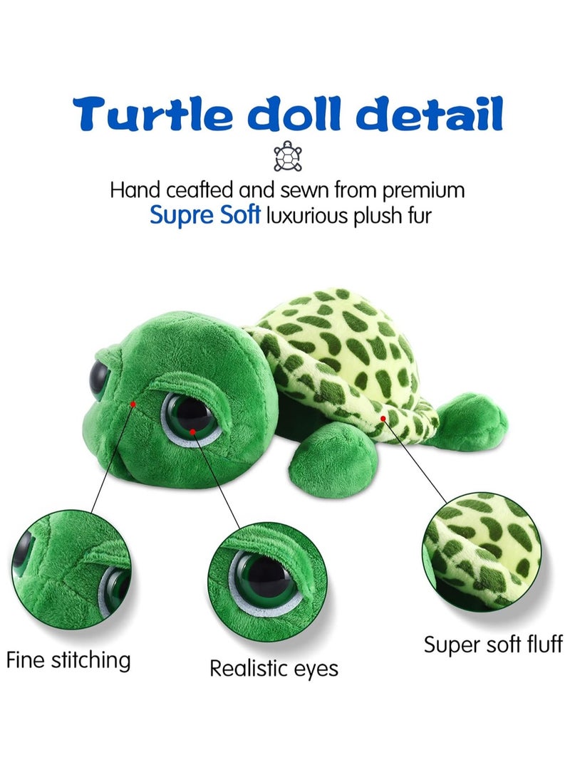 Fashion Plush Big Eyes Turtle Plush Animal Cute Warm Turtle Toy Children Birthday Gift Home Decorations-20CM - Image 2