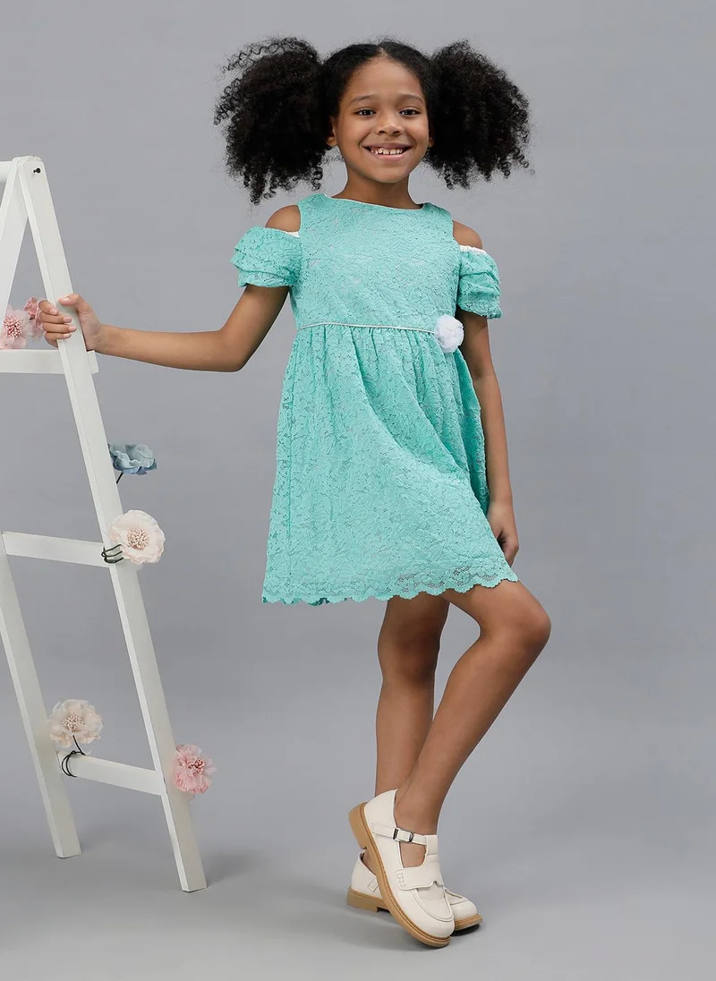 One Friday Lace A-Line Dress