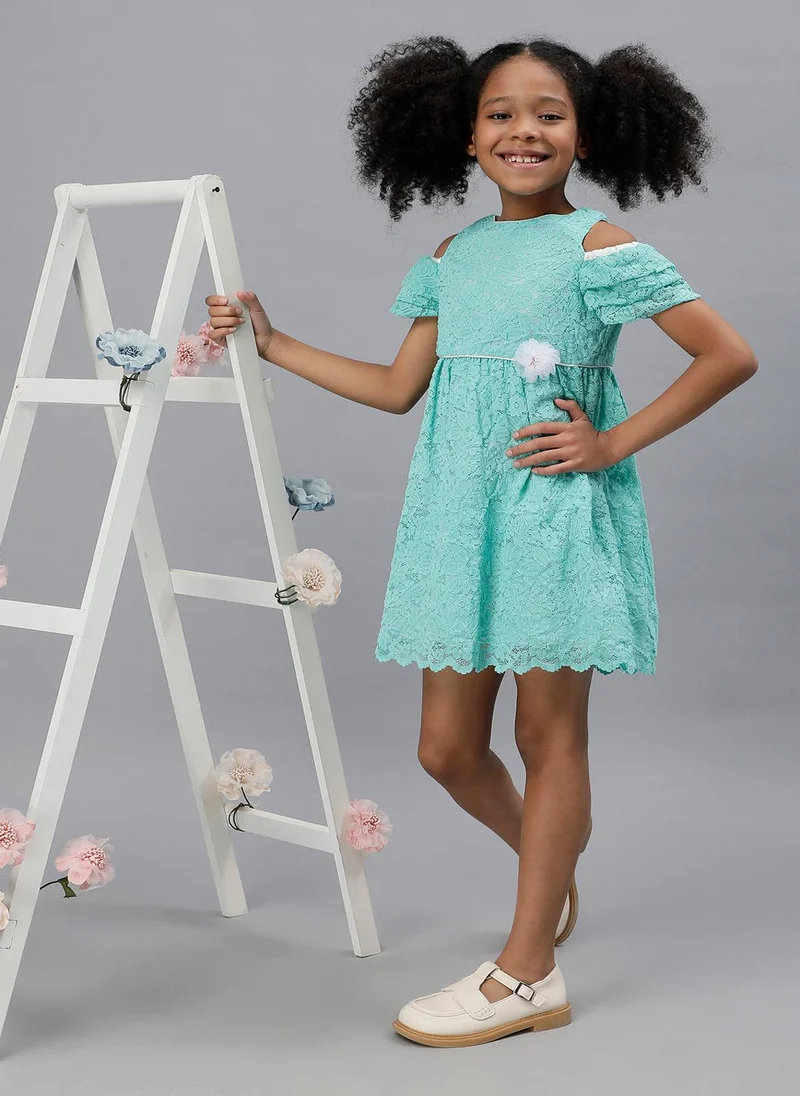 One Friday Lace A-Line Dress
