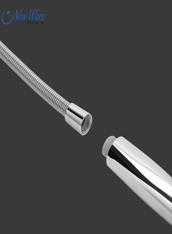 NEW WARE Stainless Steel Chrome Plated Flexible Shower Hose Tube 1.5 Meter | Hand Shower & Health Faucet Replacement Hose - Image 3